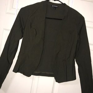 Army green blazer